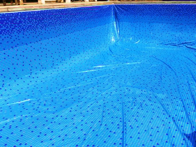 creased pool liner - pool liner replacement