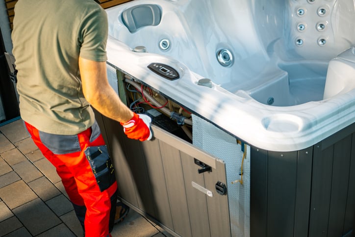 regular hot tub maintenance